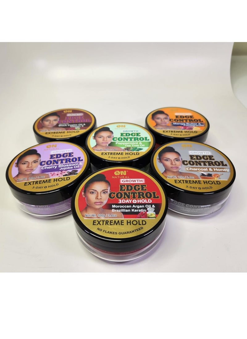 Edge Control Extreme Hold-Charcoal and Honey (1 oz)