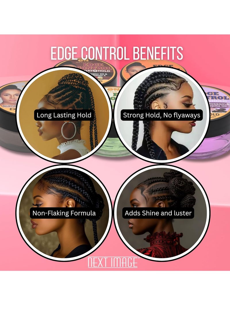Edge Control Extreme Hold-Charcoal and Honey (1 oz)