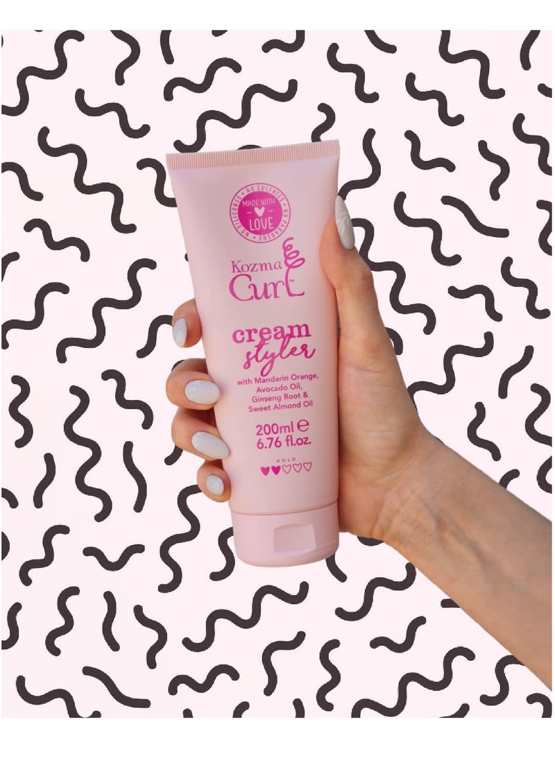 Kozma Curl Cream Styler 6.76 fl oz 200ml