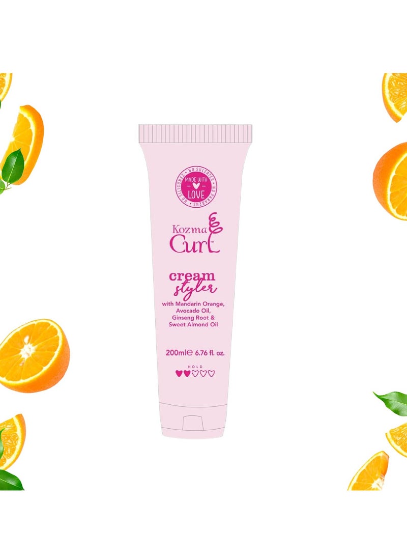 Kozma Curl Cream Styler 6.76 fl oz 200ml
