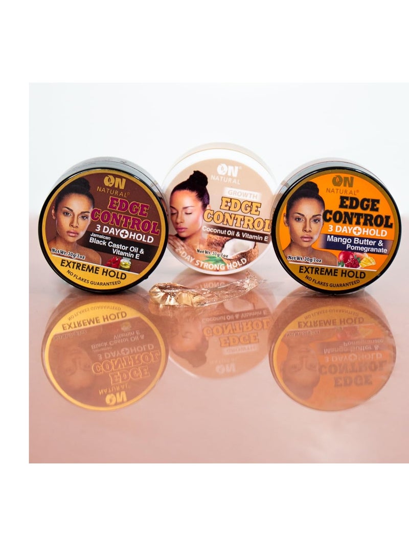 Edge Control Extreme Hold-Mango Butter and Pomegranate (3.4oz)