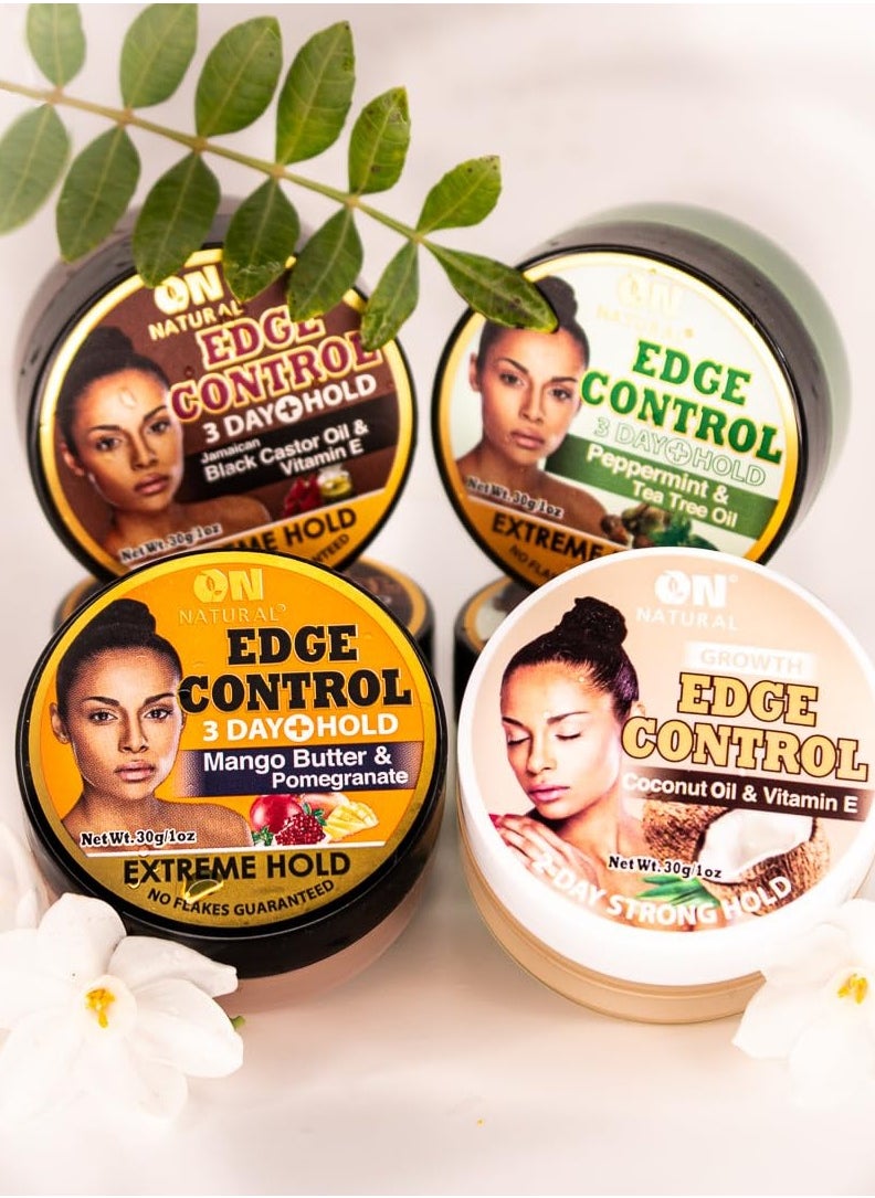Edge Control Extreme Hold-Mango Butter and Pomegranate (3.4oz)
