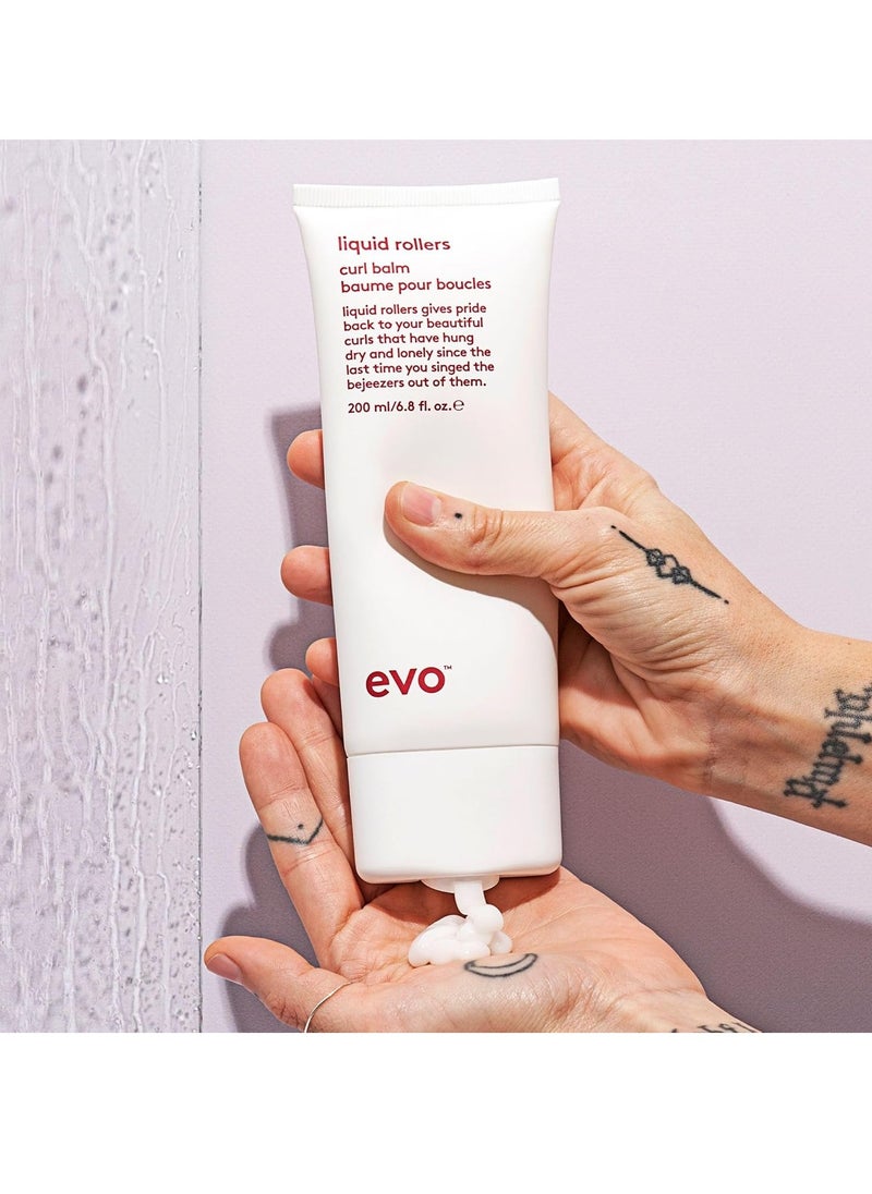 EVO Total Recoil Curl Definer - Strong Hold Defining Moisturizing Cream - Enhances Natural Curl Pattern & Reduces Frizz - Humidity Control