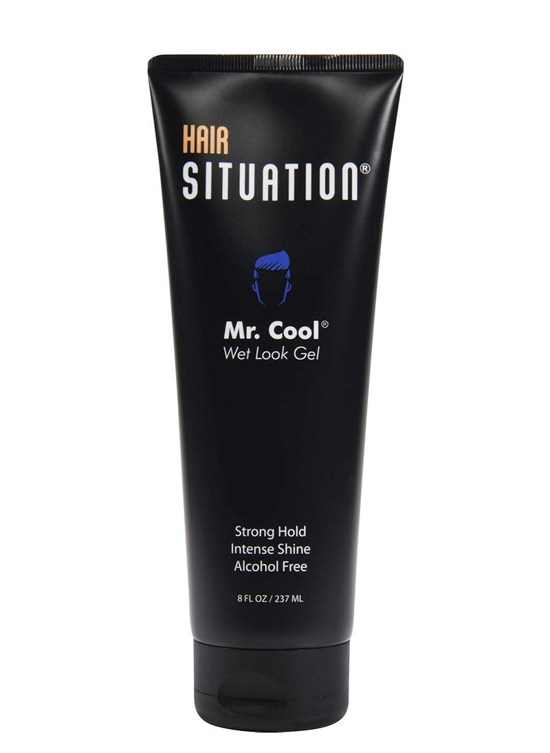 Mr. Cool Wet Look Strong Hold Hair Gel and Mr. Fresh Body Wipe