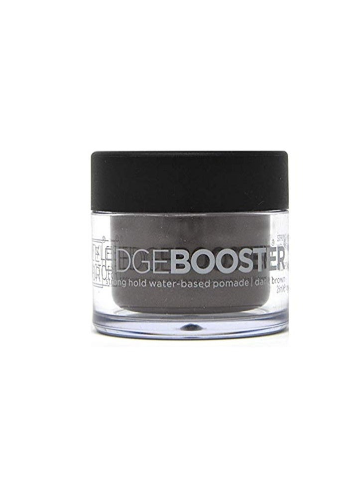 Style Factor Mini Edge Booster Strong Hold Hair Pomade Color Travel 0.85oz (Dark Brown)