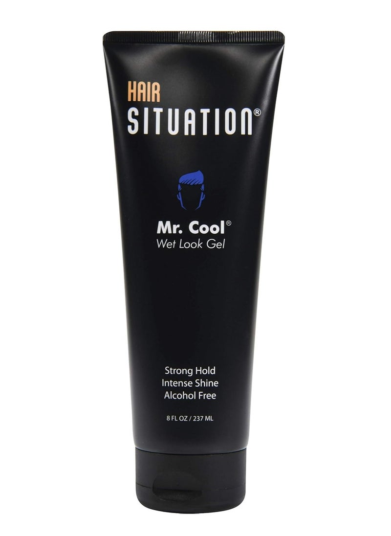 Hair Situation Mr. Cool Wet Look Strong Hold Gel and Mr. Confident Beard Balm All-Natural Ingredients