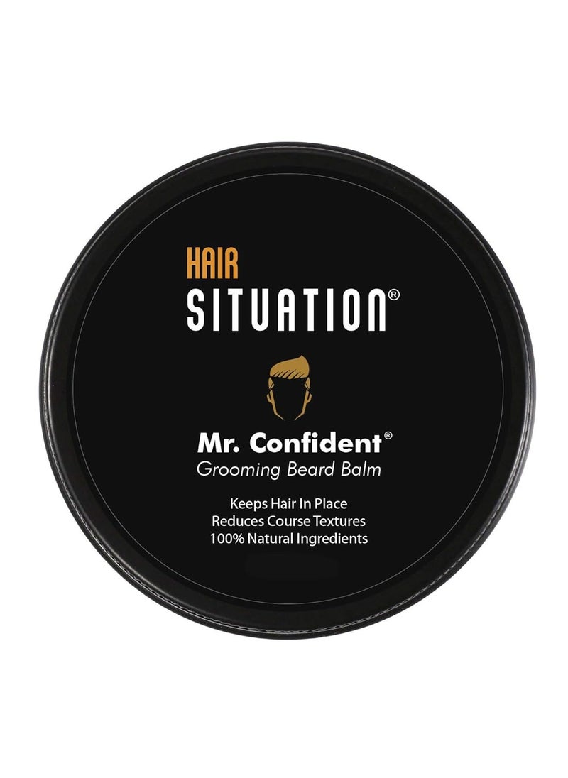 Hair Situation Mr. Cool Wet Look Strong Hold Gel and Mr. Confident Beard Balm All-Natural Ingredients