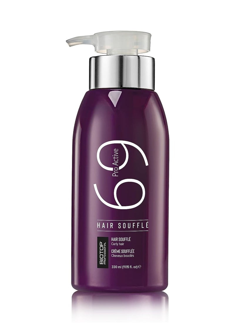 Biotop Professional Pro-Active Hair SoufflÃ© - Curl Enhancing Leave In Styling Cream for Flexible & Frizz-Free Curls - Made with Almond Oil, Coconut Oil & Avocado Oil - Cruelty-Free Hair Care (11.15oz)