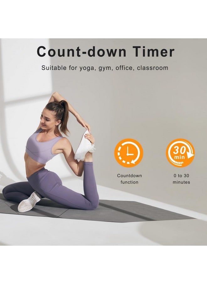 10.5'' Large Digital Wall Clock With Remote Control, Dual Alarm With Big Led Screen Dispaly, 8 Rgb Colors, Auto Dst, Temperature For Living Room, Bedroom, Gift For Elderly (White, 10.5 Inches)