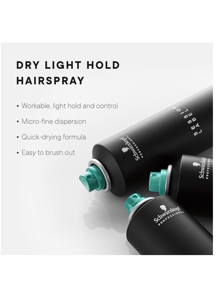 Session Label The Flexible Dry Light Hold Hairspray 500 ml