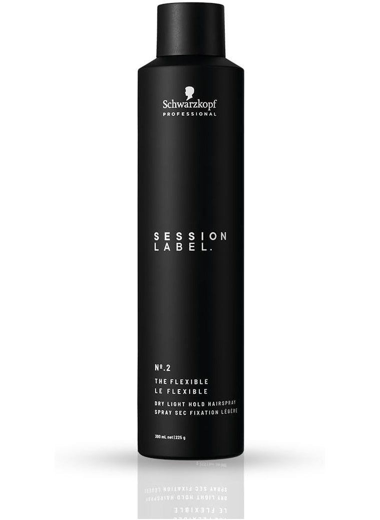 Session Label The Flexible Dry Light Hold Hairspray 500 ml