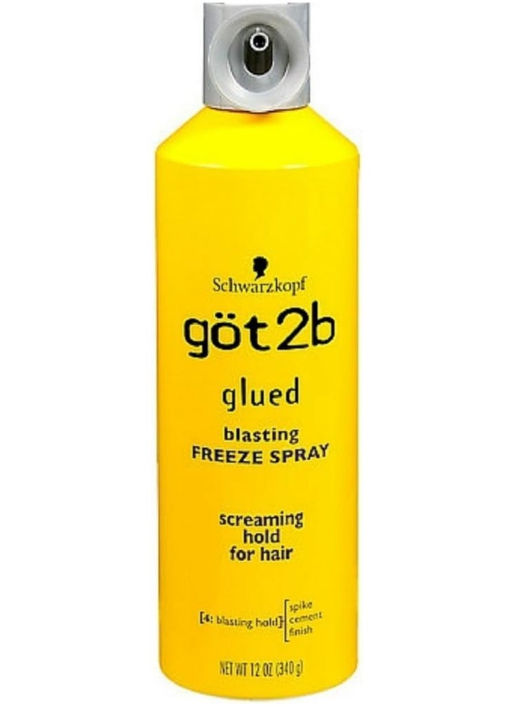 Got2b Glued Blasting Freeze Spray 12OZ Pack 3