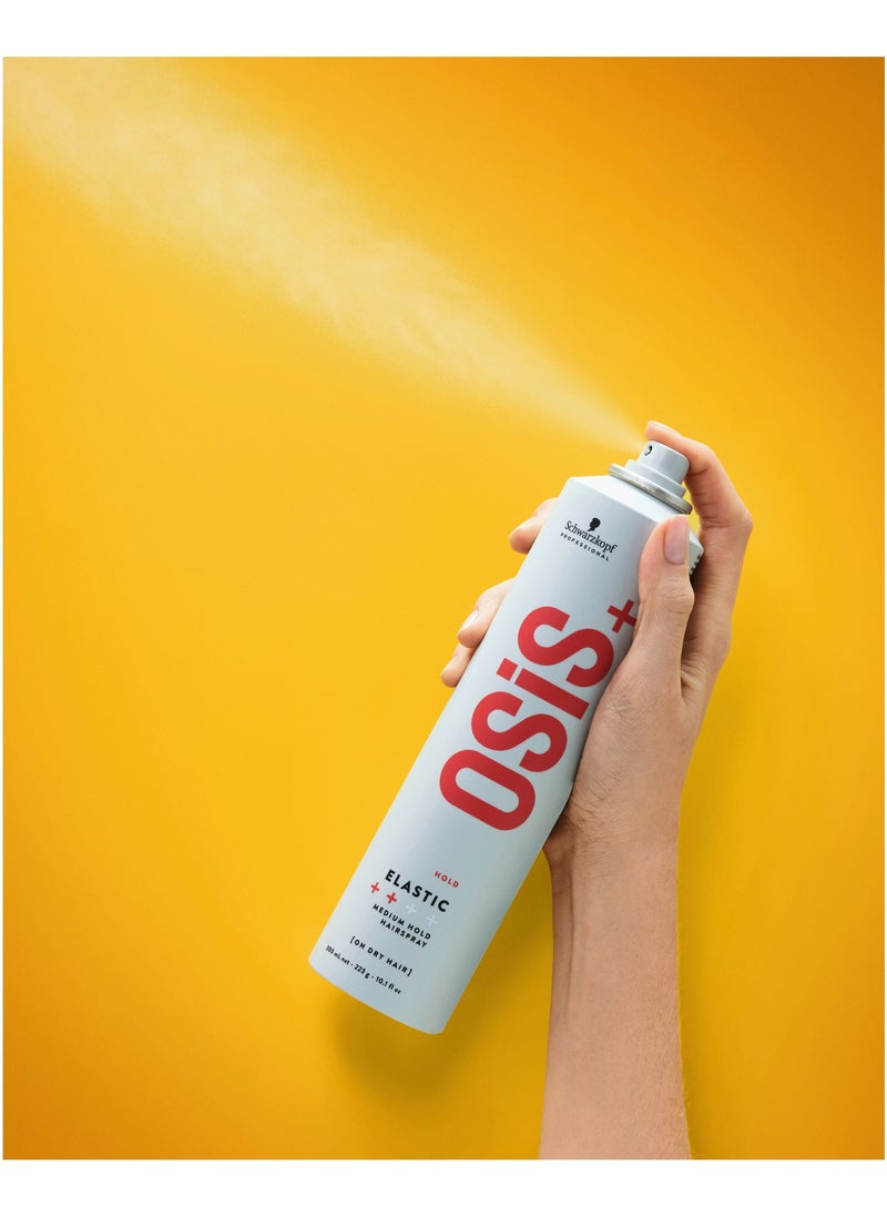 OSiS+  Elastic Medium Hold Hairspray 300ml