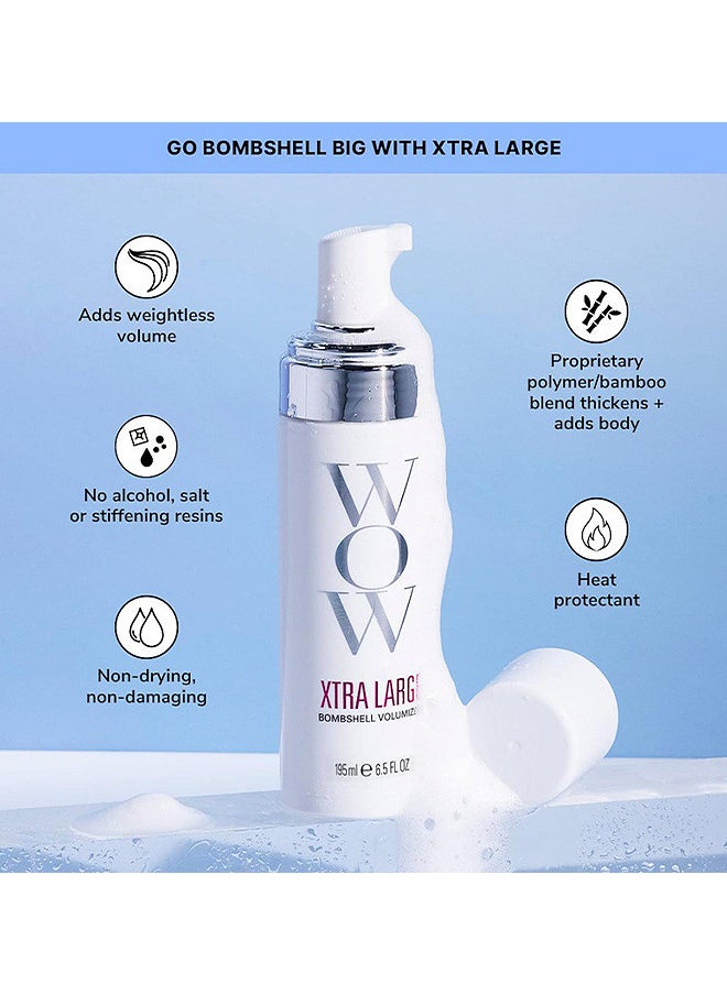 Color Wow Xtra Large Bombshell Hair Volumizer, New Alcohol-Free Technology For Lasting Volume And Thickness, 195ml