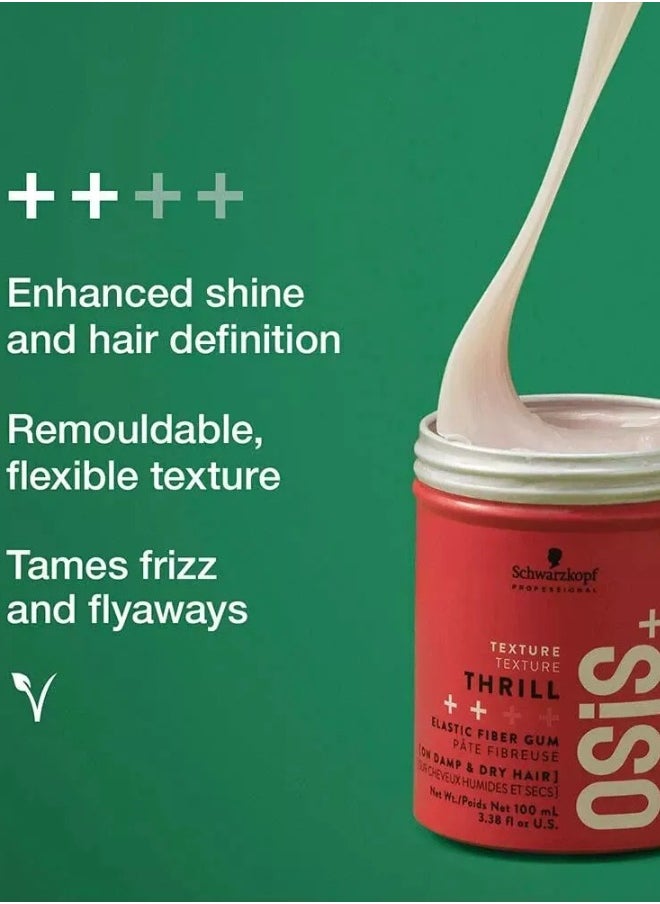 Schwarzkopf Osis+ Thrill Fiber Gum, 100ml (Pack of 3)