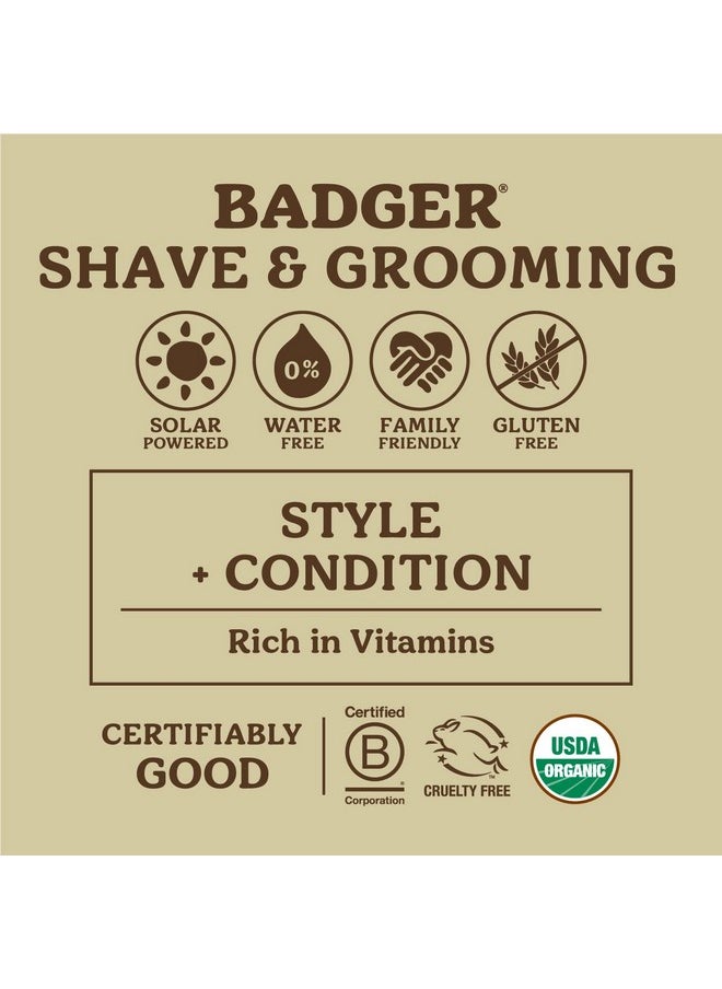 - Hair Pomade, Certified Organic, Medium Hold Hair Pomade With Great Shine, Essential Oils, Mens Hair Pomade, 2Oz