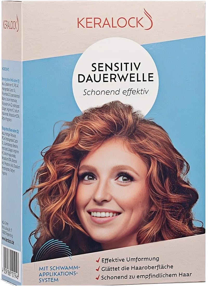 Keralock sensitive Perm – Gentle and Effective, Long-Lasting Curls, Smooths Hair Surface, Sponge Application System