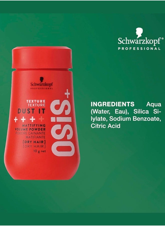 Schwarzkopf Professional Osis Dust It Mattifying Powder, 10 g (Pack of 2)