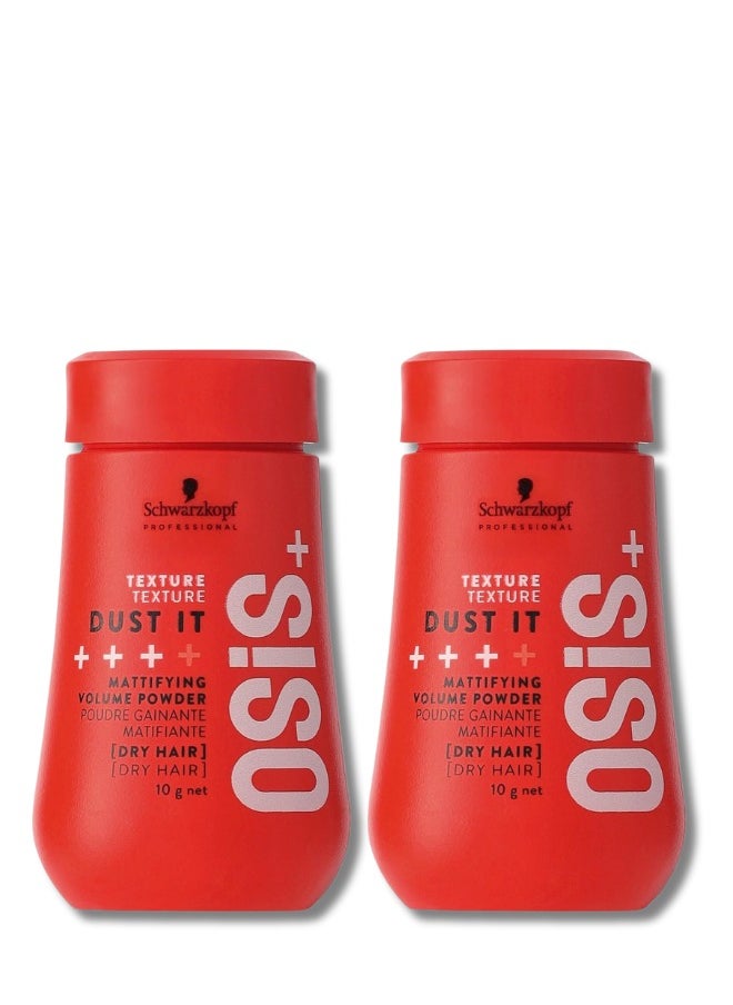 Schwarzkopf Professional Osis Dust It Mattifying Powder, 10 g (Pack of 2)