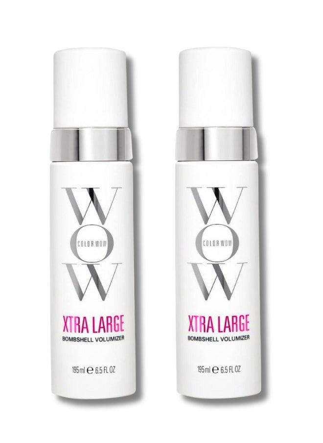 Xtra Large Bombshell Volumizer 195ml, Non-Drying, Non-Dulling Volumizer - Pack of 2