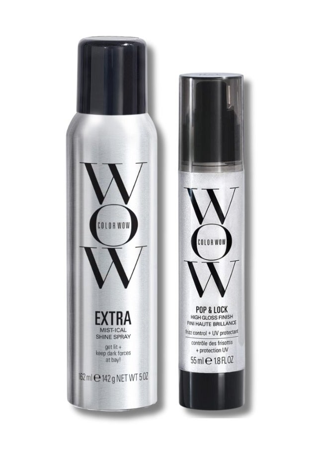 Color Wow Shine Spray and Pop Lock (Duo Set)