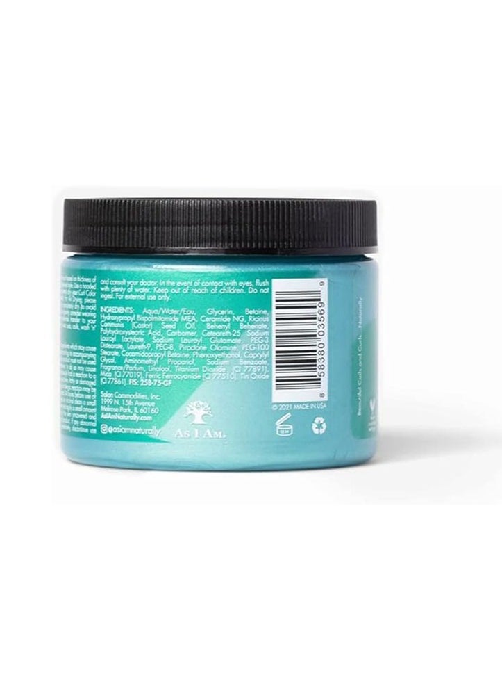 As I Am Curl Color - Minty Mermaid - 6 ounce - Color and Curling Gel - Temporary Color