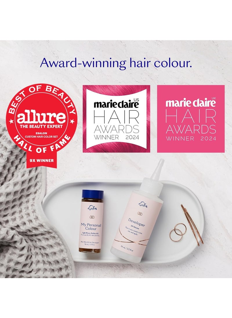 Permanent Hair Colour Set 9X Allure Award Winning 100 Percent Grey Coverage At Home 0 Percent Ammonia Multi Dimensional Professional Grade