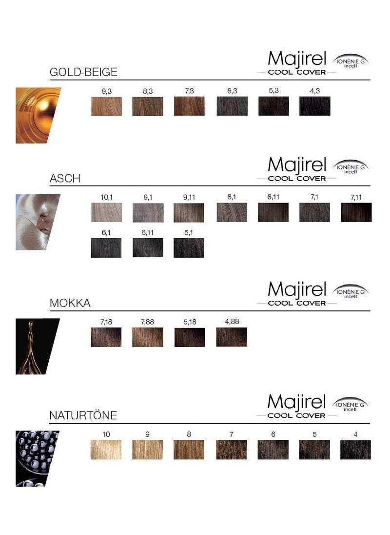 L'Oreal Professionnel Permanent Hair Dye Majirel Cool Cover 4 50ml (# 4 Brown)