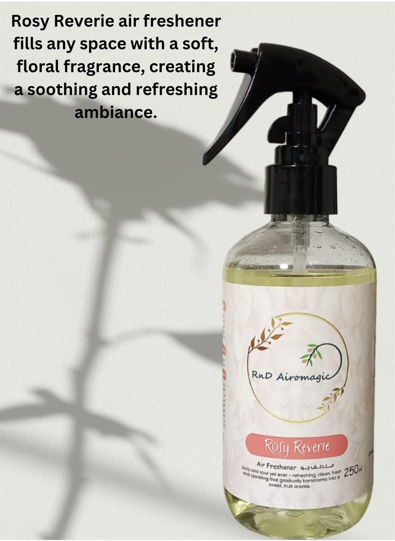 Premium Quality Car / Room / Office / Air Freshener / Ambient Spray Rosy Reverie 250ml