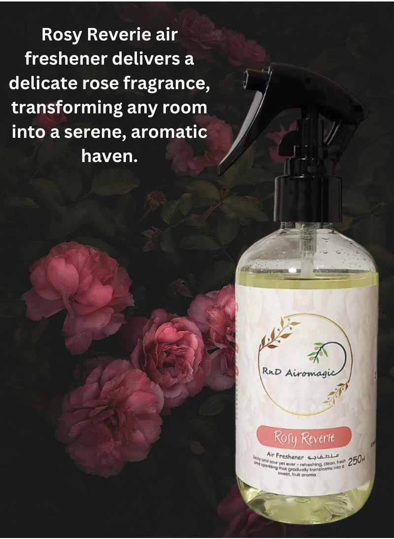 Premium Quality Car / Room / Office / Air Freshener / Ambient Spray Rosy Reverie 250ml