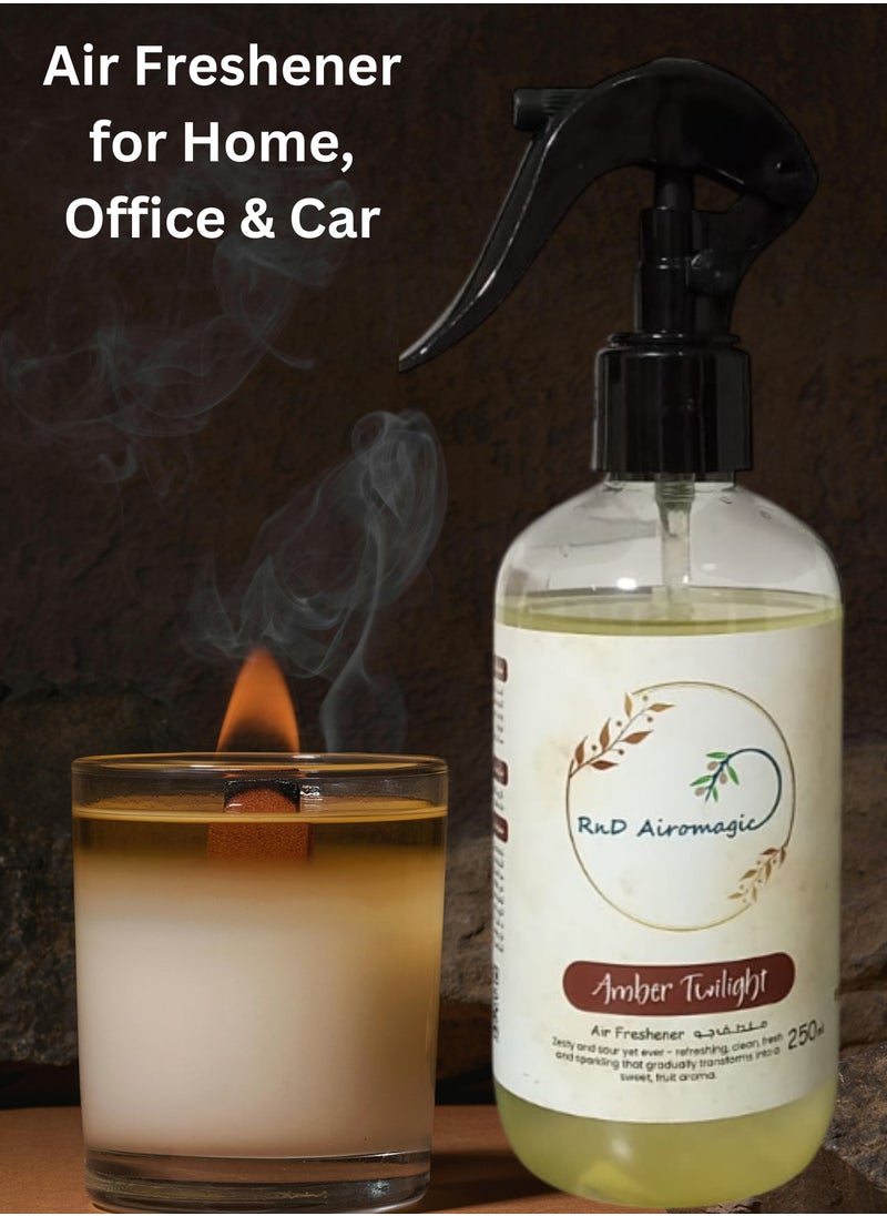 Premium Quality Car / Room / Office / Air Freshener / Ambient Spray Amber Twilight 250ml