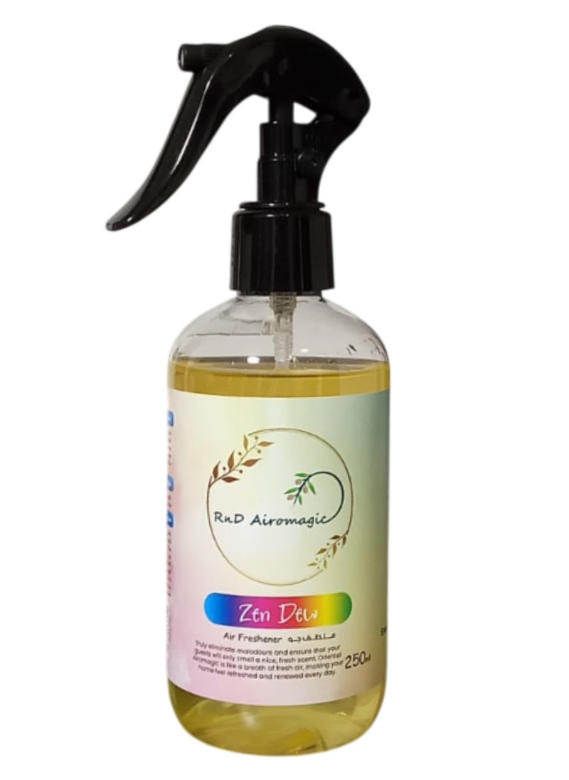 Premium Quality Car / Room / Office / Air Freshener / Ambient Spray Zen Dew 250ml