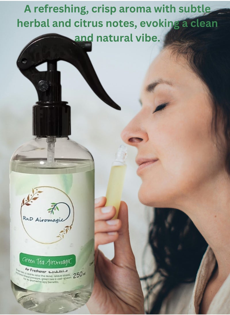 Premium Quality Car / Room / Office / Air Freshener / Ambient Spray Green Tea 250ml
