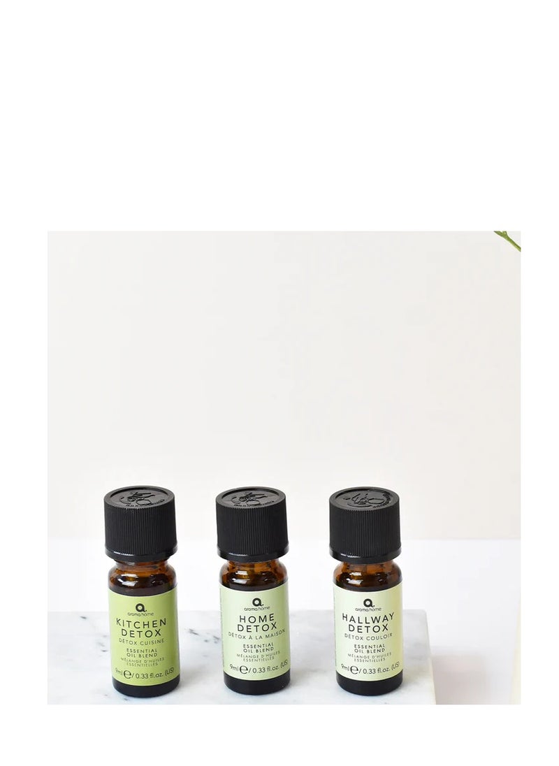 Aroma Home - Home Detox Essential Oil Blends 3x9ml