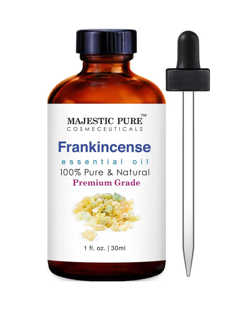 Frankincense Essential Oil, Premium Grade, Pure and Natural, for Aromatherapy, Massage, Topical & Household Uses, 1 fl oz