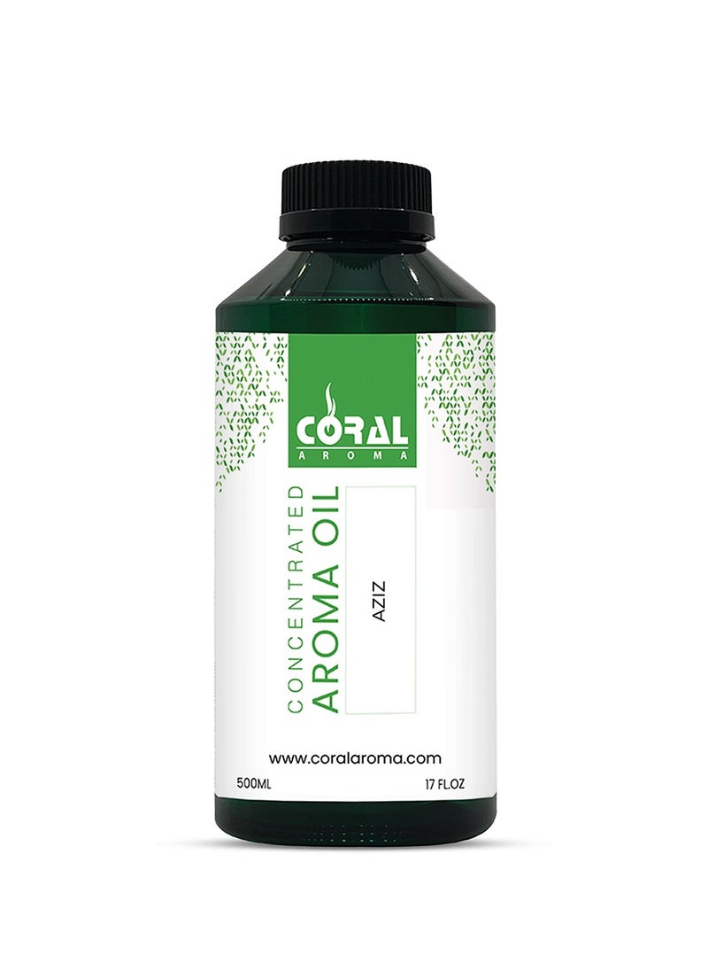 Aziz Aroma Oil | 500 ml | Luxury Scented Diffuser Oil