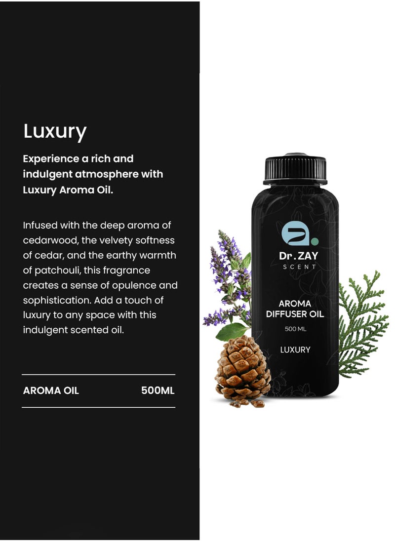 Dr Zay Scent Diffuser Aroma - Luxury (500ml)