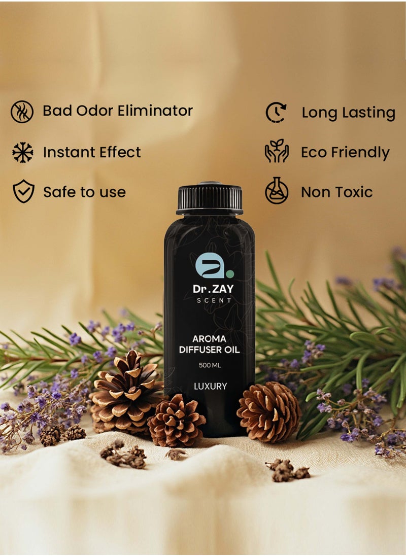 Dr Zay Scent Diffuser Aroma - Luxury (500ml)