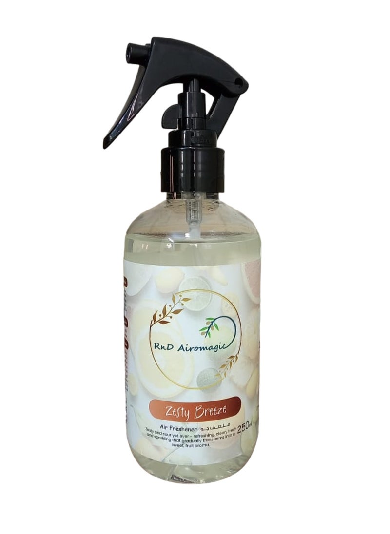 Premium Quality Car / Room / Office / Air Freshener / Ambient Spray Zesty Breeze 250ml