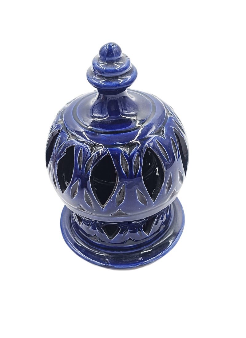 Moroccan Handmade Natural Clay Bukhoor Stand 10 cm