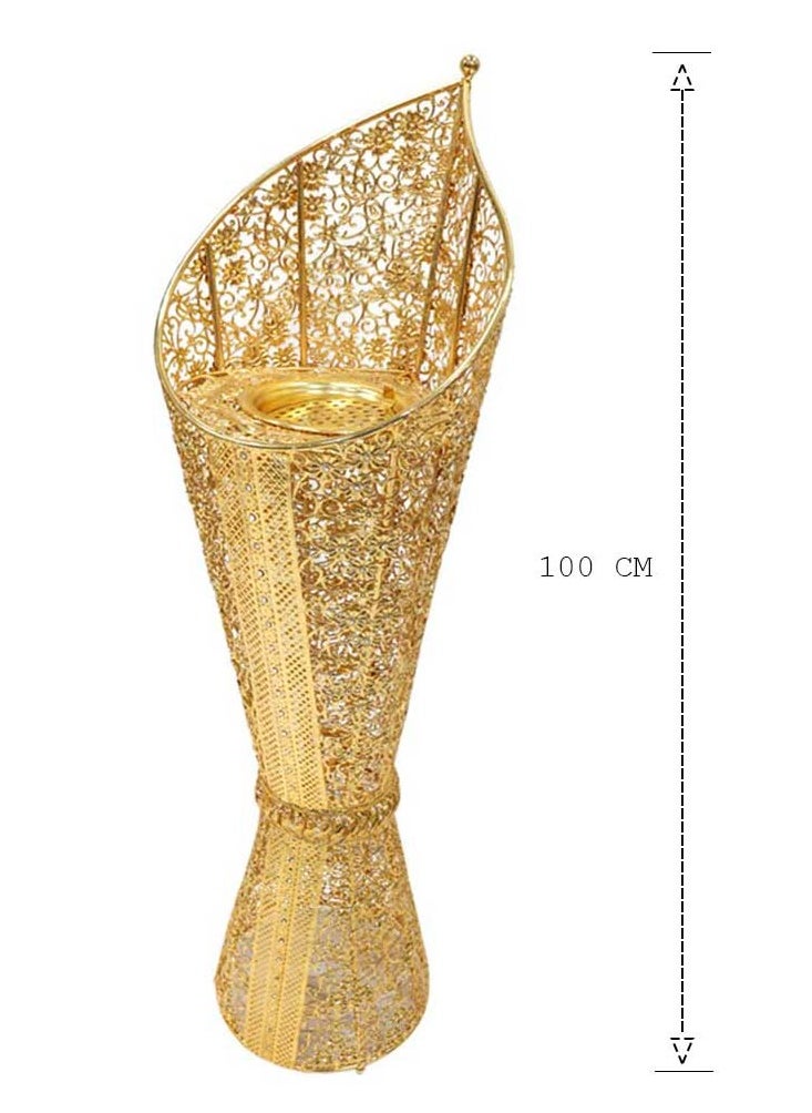 Large Incense Burner 100 cm Tall Big size Floor-Standing Incense Holder Mabkhara for Home Fragrance and Decore