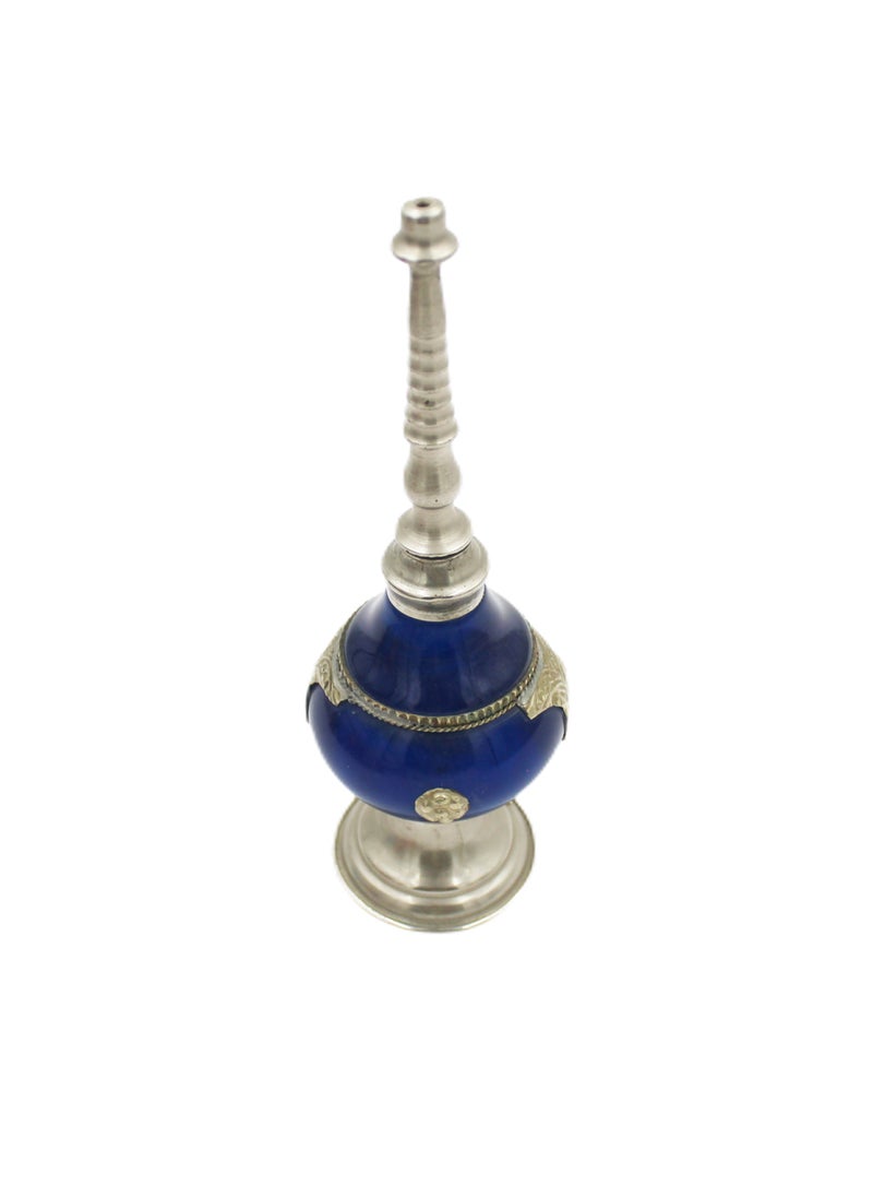 Moroccan Handmade Camel Bone Rose Water Sprinkler With White Metal Work