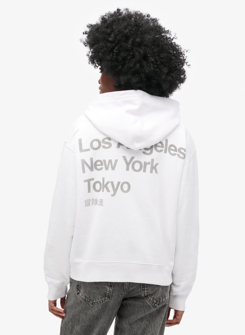 Core Logo City Loose Hood