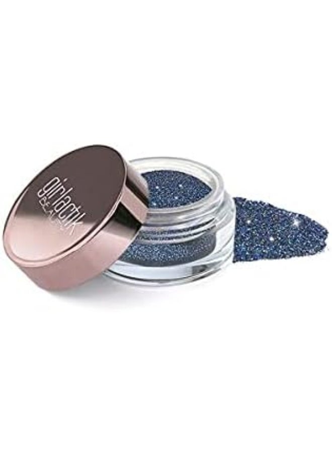 Usa. Loose Blue Metallic Eyeshadow Pot Eye Sparkles Shimmer. High Pigment Powder. - Blue
