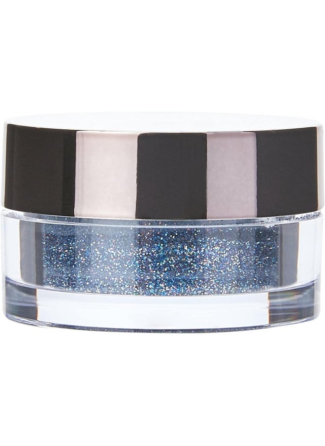 Usa. Loose Blue Metallic Eyeshadow Pot Eye Sparkles Shimmer. High Pigment Powder. - Blue