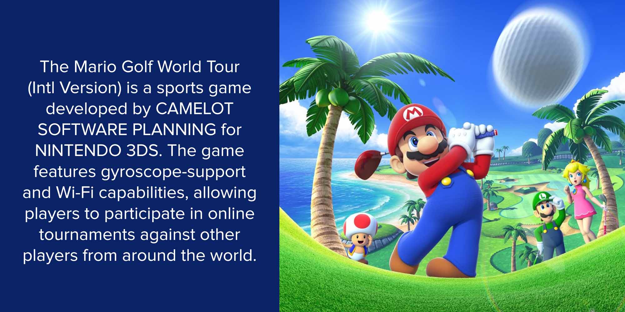 Mario Golf World Tour (Intl Version) - Sports - Nintendo 3DS