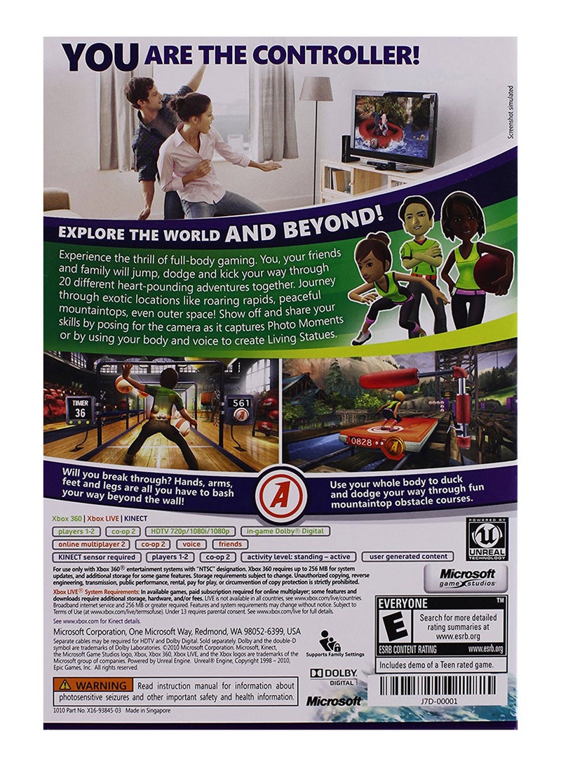 Kinect Adventures - Kinect Required - PAL - Xbox 360