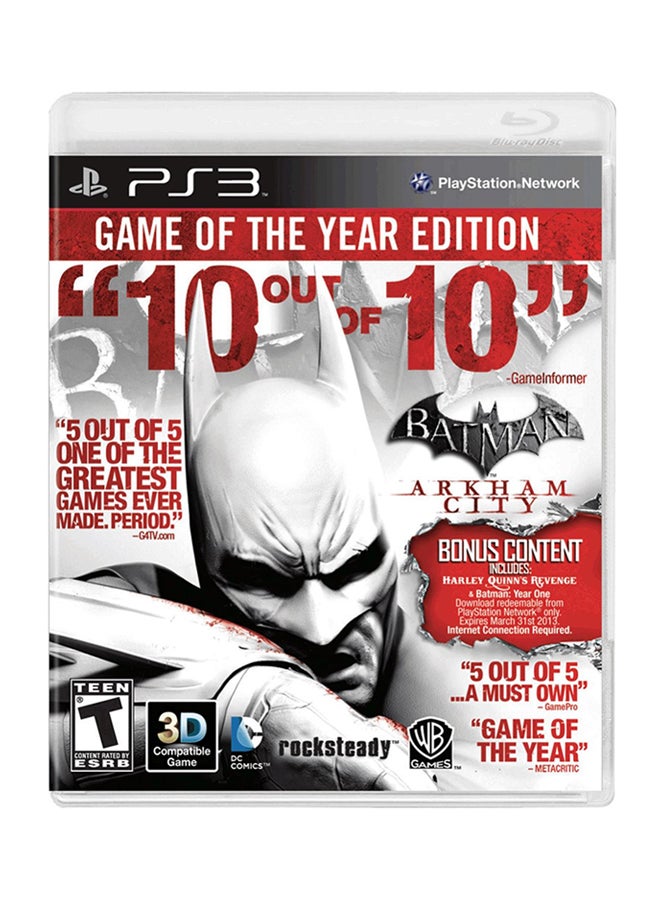 Batman : Arkham City - (Intl Version) - playstation_3_ps3