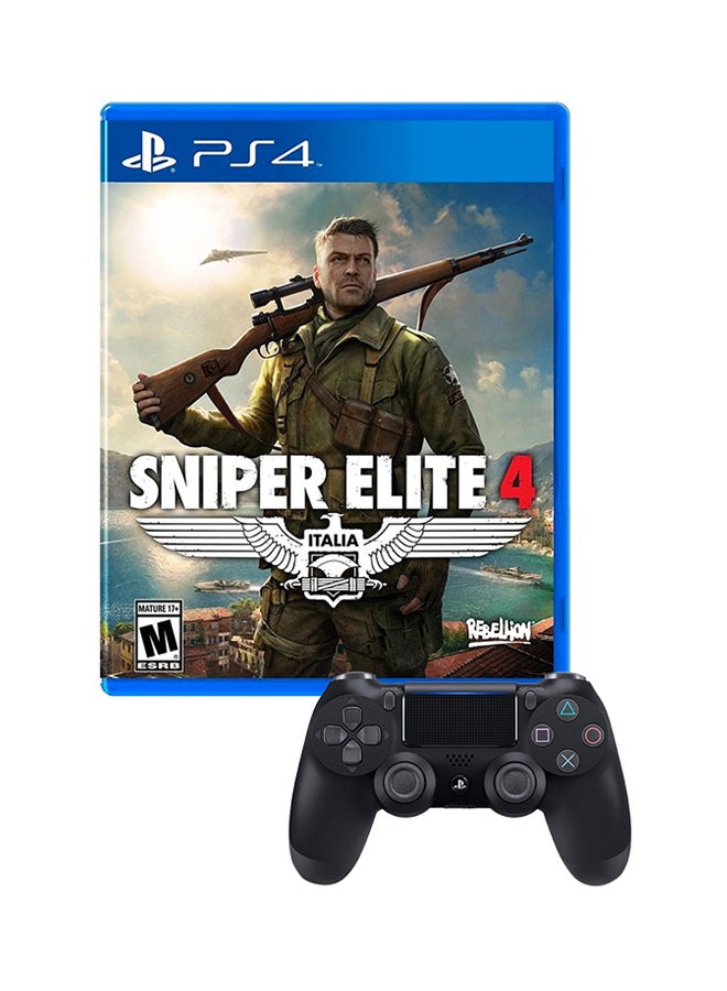 Sniper Elite 4 + DUALSHOCK 4 Wireless Controller - (Intl Version) - playstation_4_ps4