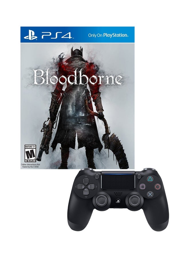 Bloodborne - PlayStation 4 (PS4) With DUALSHOCK 4 Wireless Controller - adventure - playstation_4_ps4